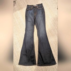 Vibrant vintage bell bottom jeans